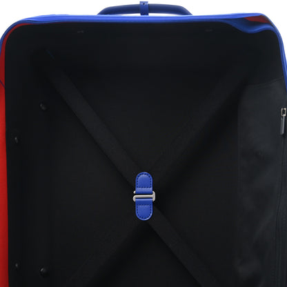 Louis Vuitton Knit Monogram Horizon Soft 55 Suitcase Blue 4 of 12
