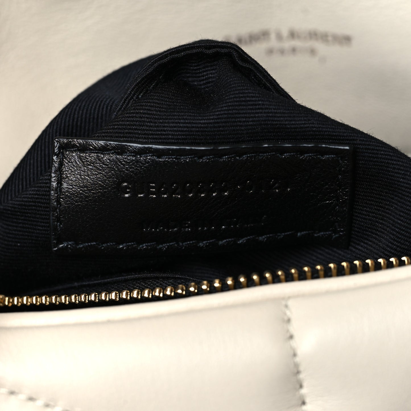 Lambskin Quilted Toy Loulou Puffer Monogram Chain Satchel Crema Soft
