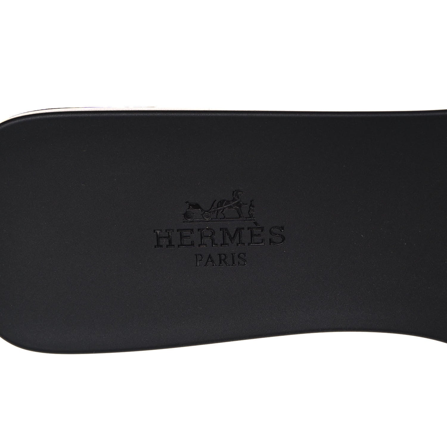 Hermes Rubber Aloha Sandals 37 Black 7 of 11