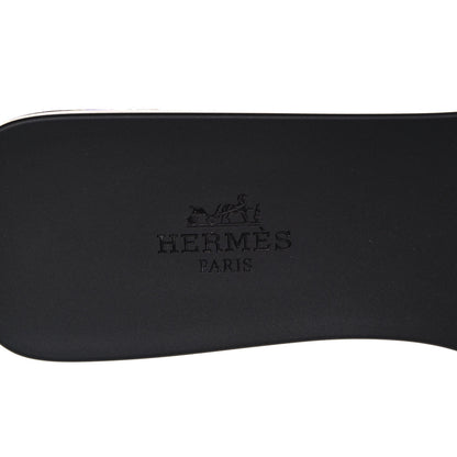 Hermes Rubber Aloha Sandals 37 Black 7 of 11