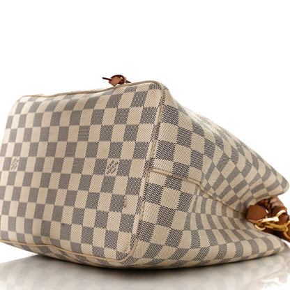 Louis Vuitton Damier Azur Braided Neonoe MM Peach Cream 10 of 12