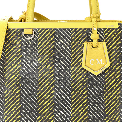 Fendi Vitello Elite Printed Petite 2Jours Tote Multicolor 8 of 10