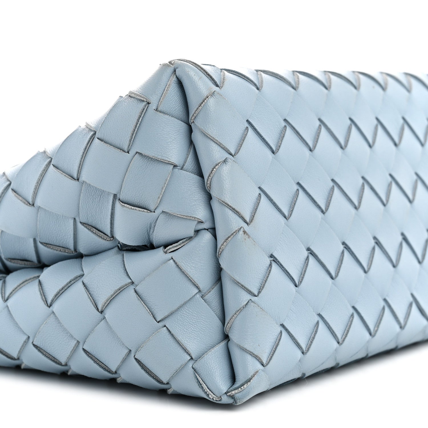 Bottega Veneta Nappa Intrecciato Small Andiamo With Chain Shoulder Bag Ice 10 of 17