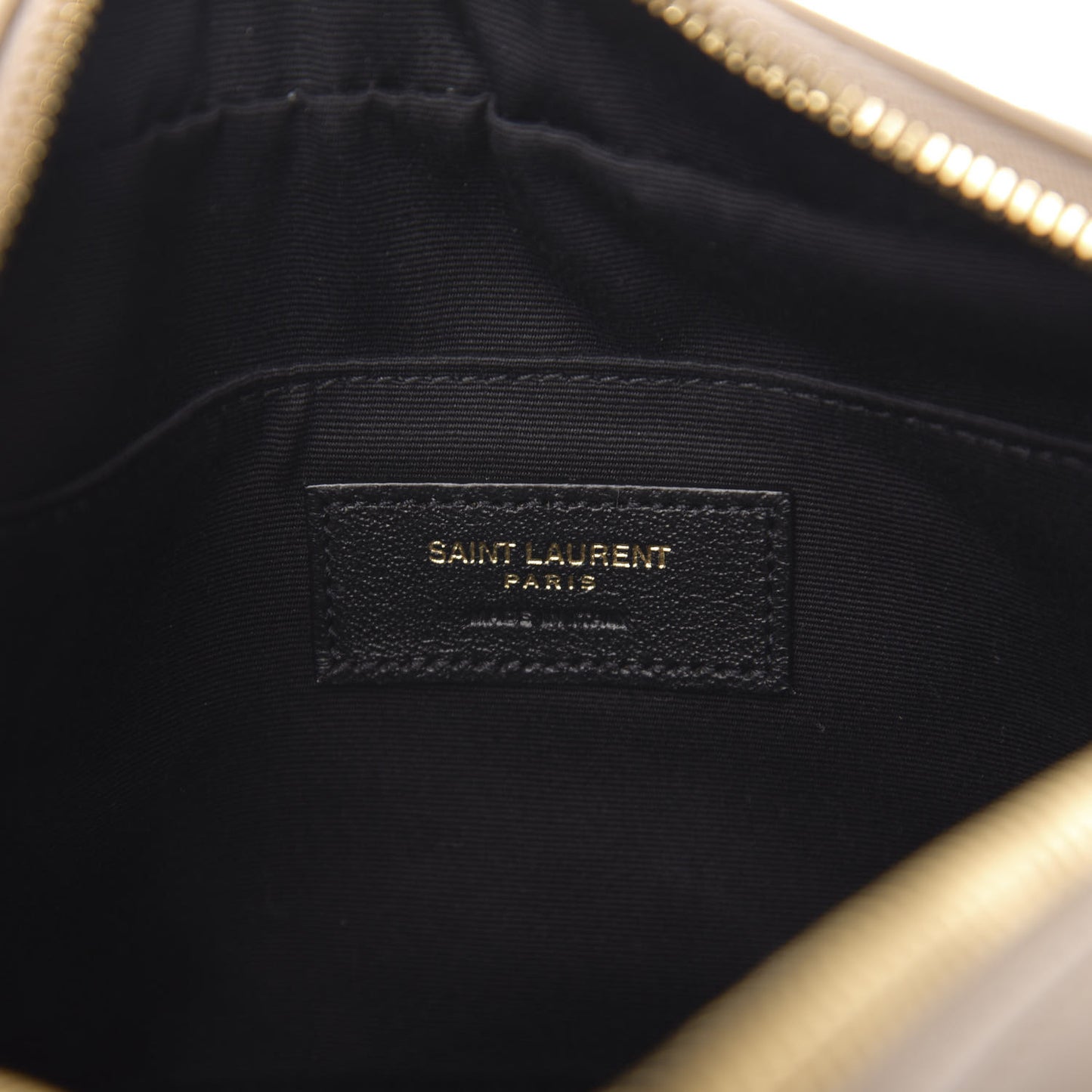 Calfskin Matelasse Monogram Lou Camera Bag Dark Latte