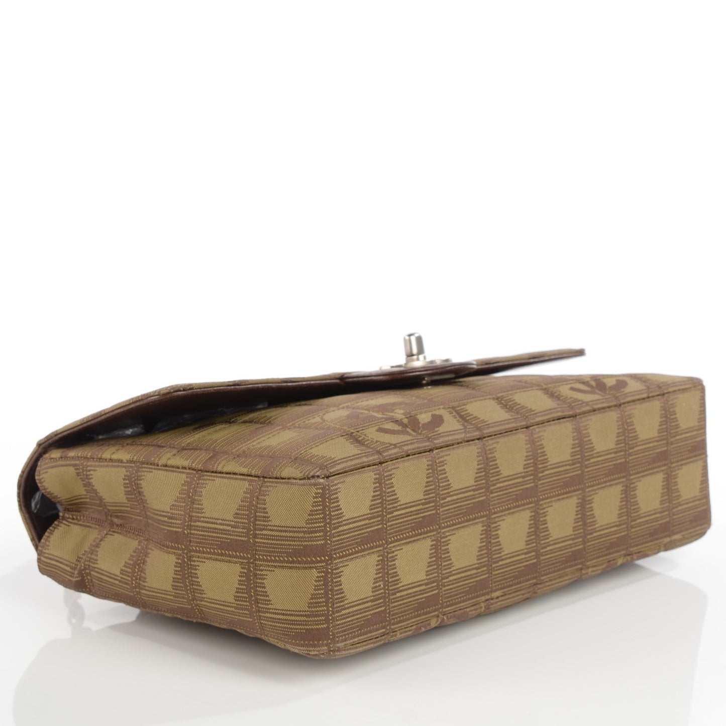 Nylon Medium Travel Flap Brown