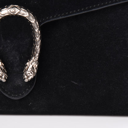 Gucci Suede Mini Dionysus Chain Wallet Black 15 of 17