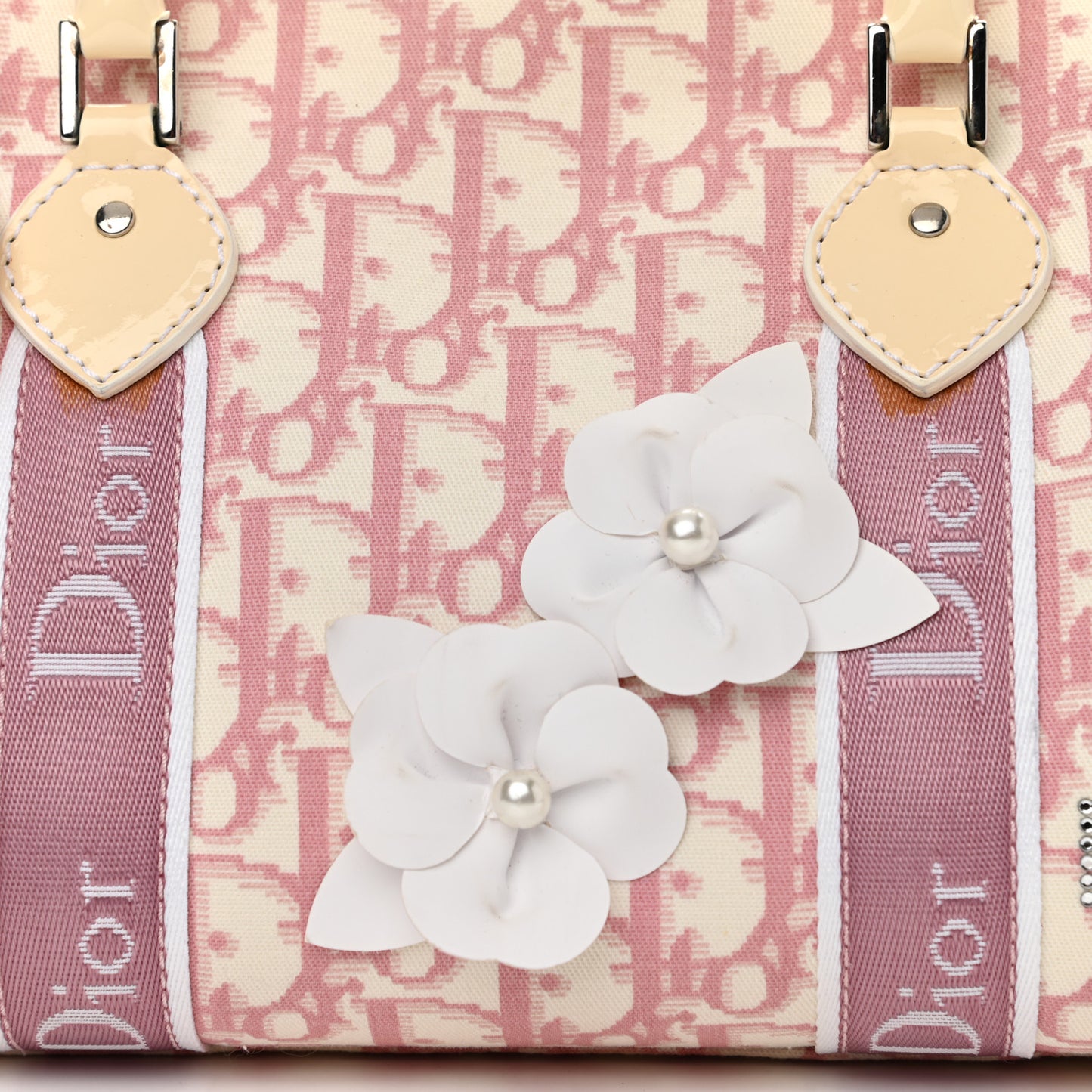 Monogram Girly Boston Pink