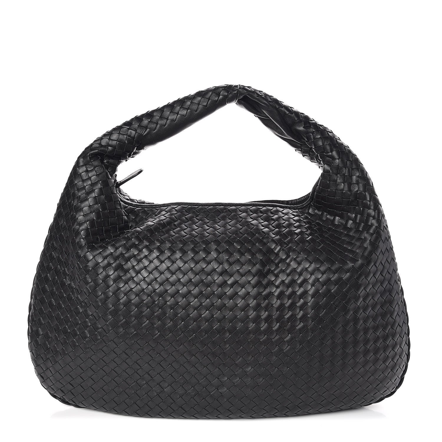 Bottega Veneta Nappa Intrecciato Maxi Veneta Hobo Black 1 of 10
