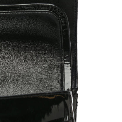 Chanel Patent Quilted Medium Double Flap Black 11 of 18