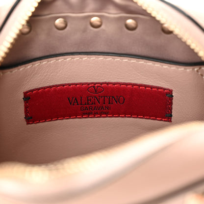 Valentino Garavani Calfskin Small Rockstud Chain Camera Crossbody Bag Poudre 7 of 10