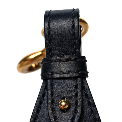 Christian Dior Oblique Studded Shoulder Strap Blue 5 of 7