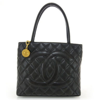 Chanel Caviar Medallion Tote Black 1 of 7