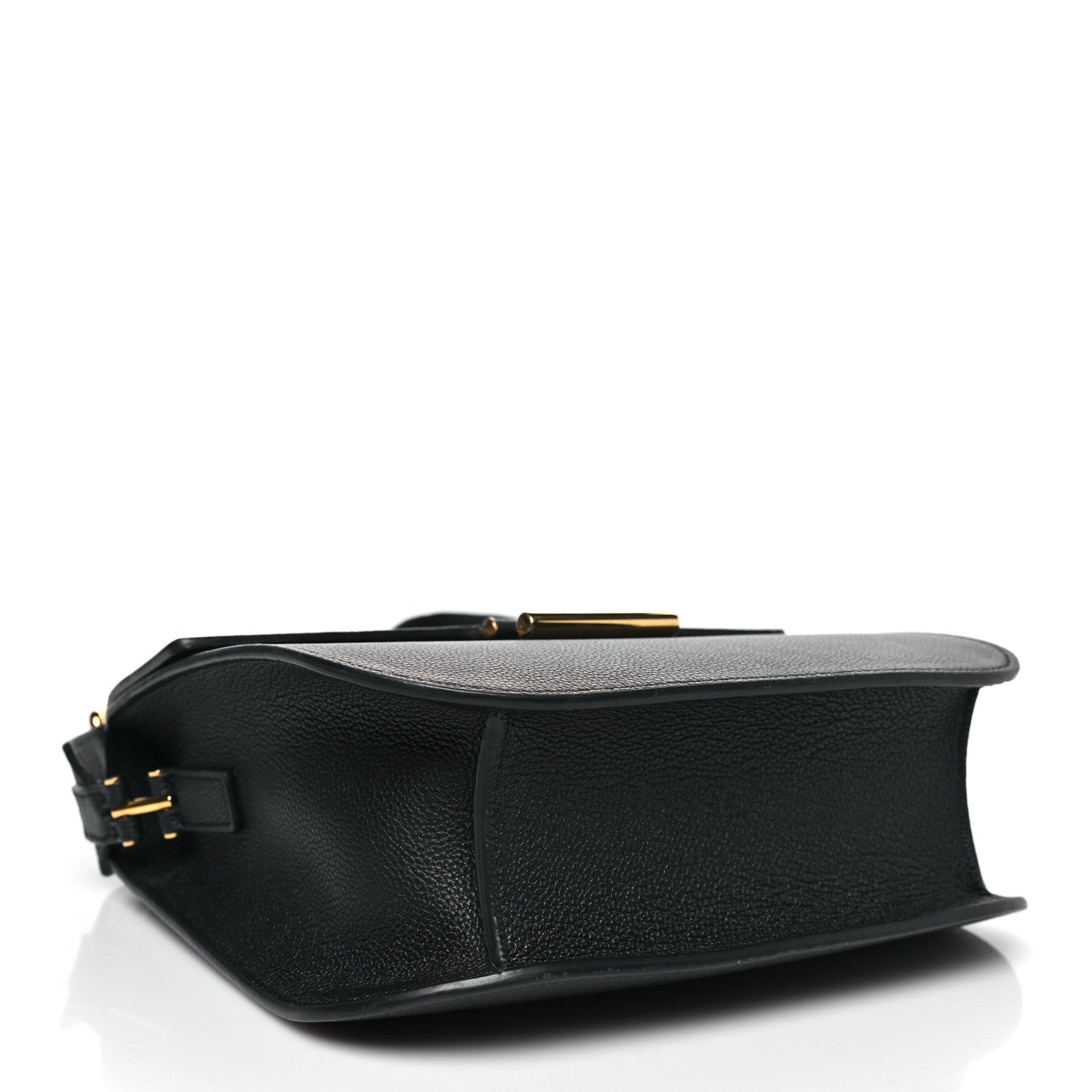 Tom Ford Calfskin Medium T Clasp Tara Crossbody Bag Black 1797678