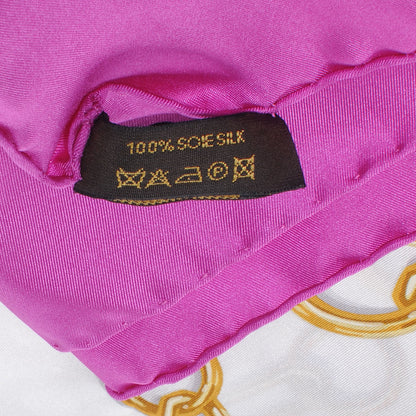 Louis Vuitton Silk Monogram Charms Silk Scarf 7 of 7
