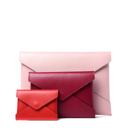 Louis Vuitton Epi Kirigami Pochette Set Rose Ballerine Fuchsia Coquelicot 1 of 28