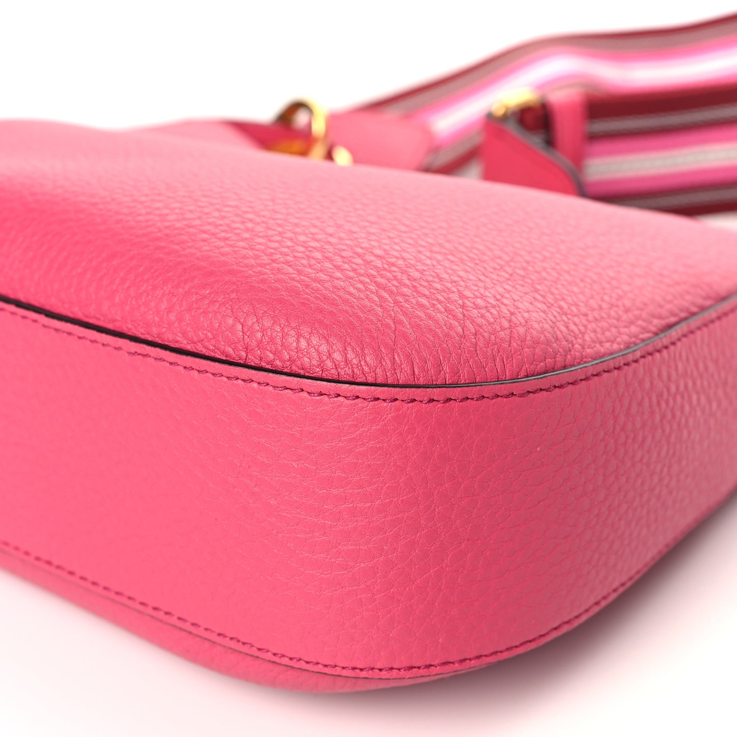 Vitello Phenix Small Zippered Messenger Hobo Peonia