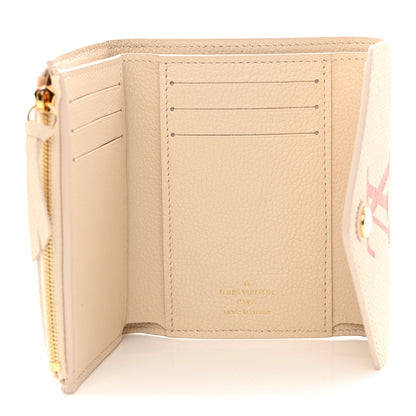 Louis Vuitton Empreinte Monogram Giant Victorine Wallet Creme Bois De Rose 5 of 8