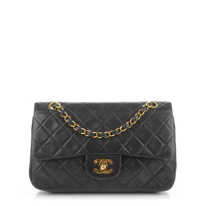 Chanel Lambskin Quilted Small Double Flap Black 1 of 13