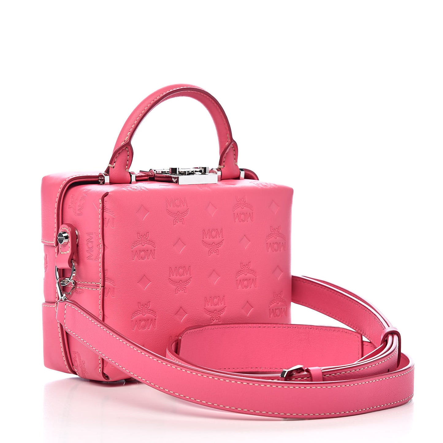 Calfskin Ottomar Small Crossbody Sugar Pink