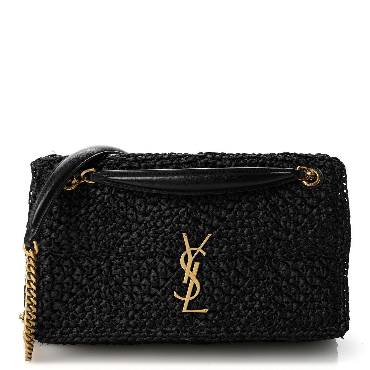 Saint Laurent Raffia Monogram Medium Jamie Black 1 of 19