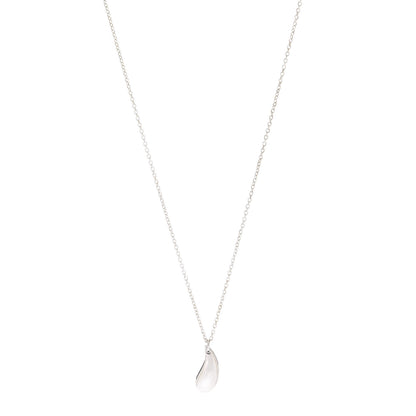 Tiffany Sterling Silver 12mm Elsa Peretti Tear Drop Pendant Necklace 1 of 7