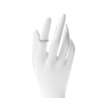 Tiffany Platinum Diamond 3mm Half Circle Embrace Band Ring 52 6 2 of 6