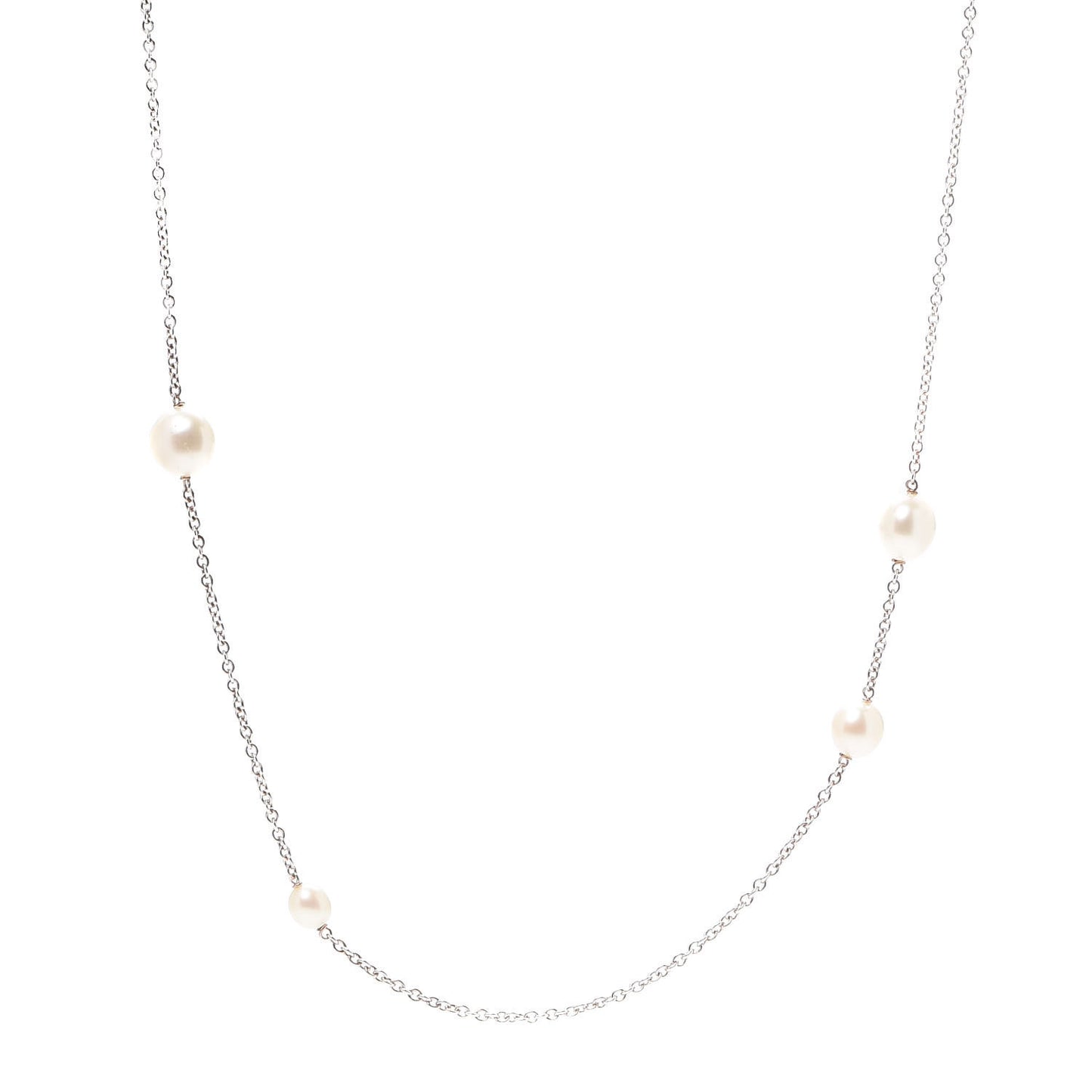 Sterling Silver Elsa Peretti Pearls by the Yard Sprinkle Necklace
