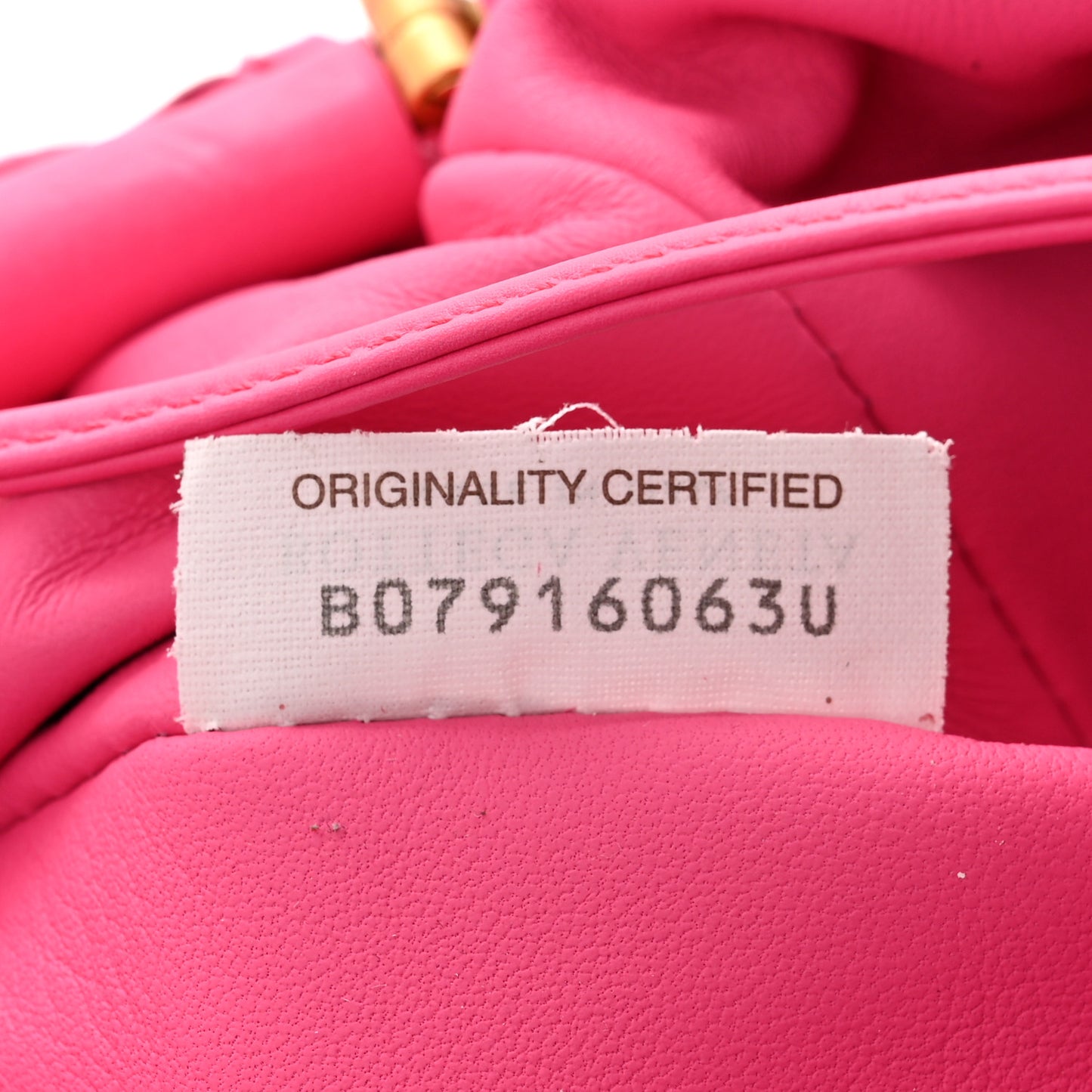 Nappa Intrecciato The Mini Pouch Rosa Shock