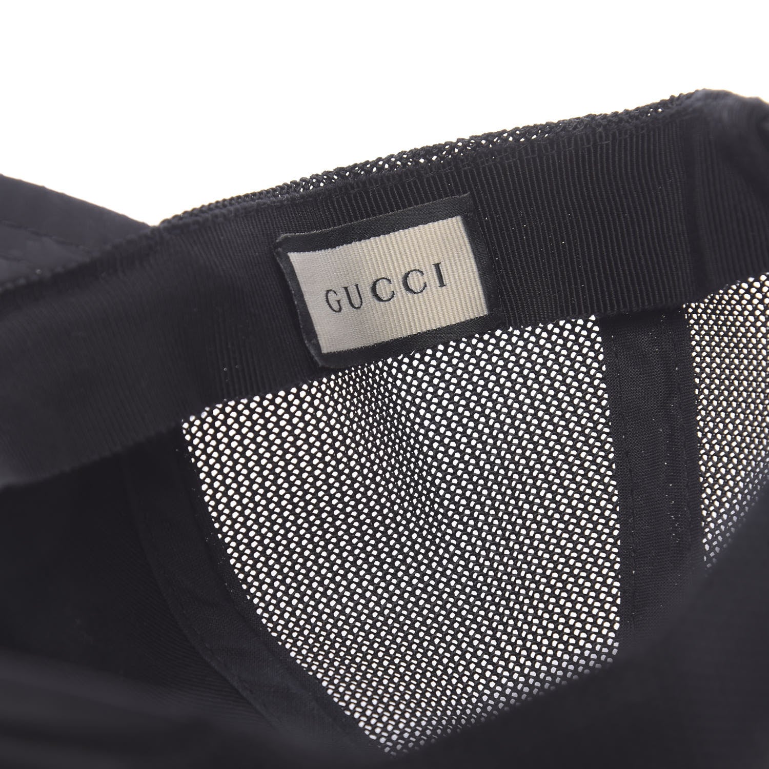 Gucci Nylon Monogram Baseball Hat M Black 6 of 7