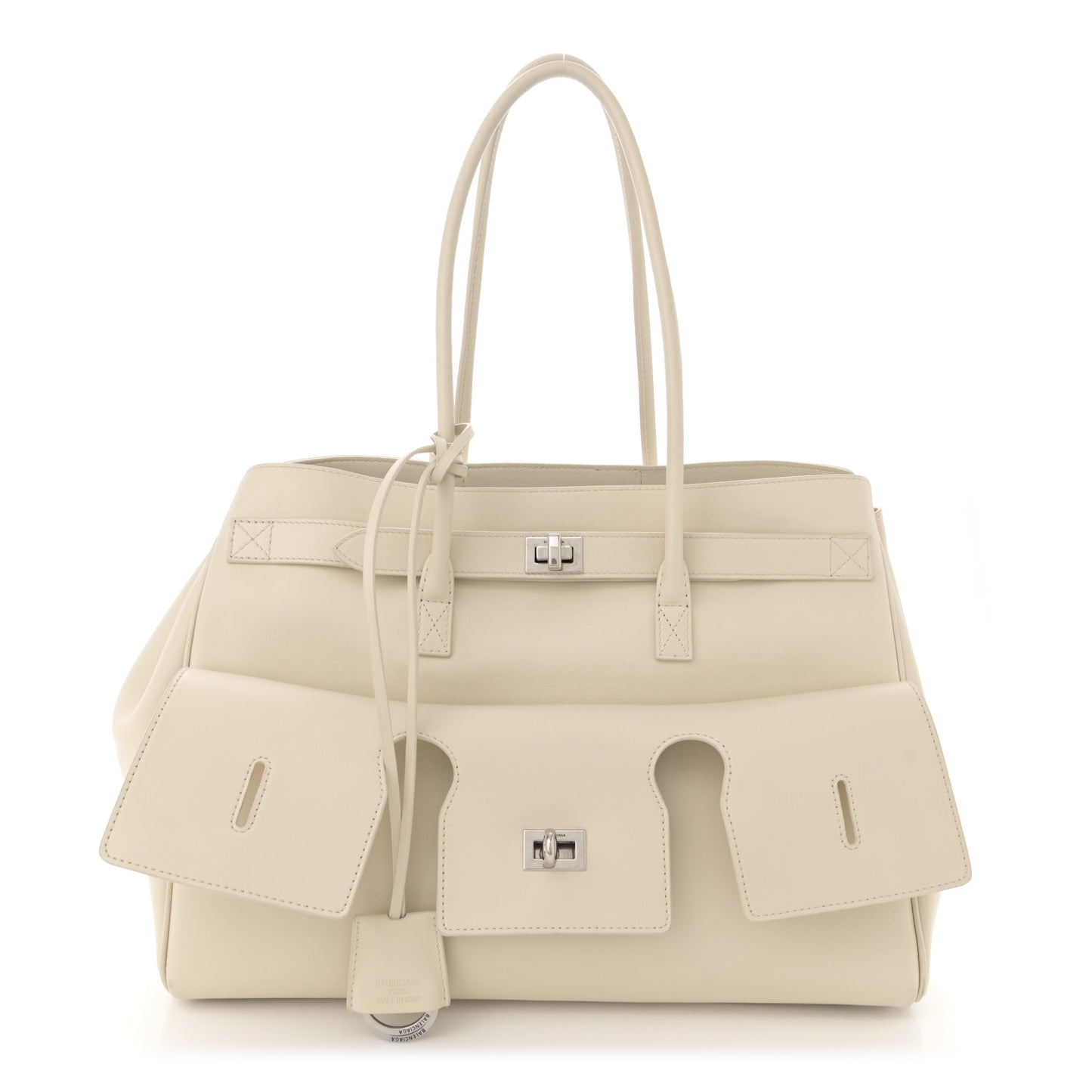 Smooth Calfskin Medium Bel Air Carry All Bag Soya Soya