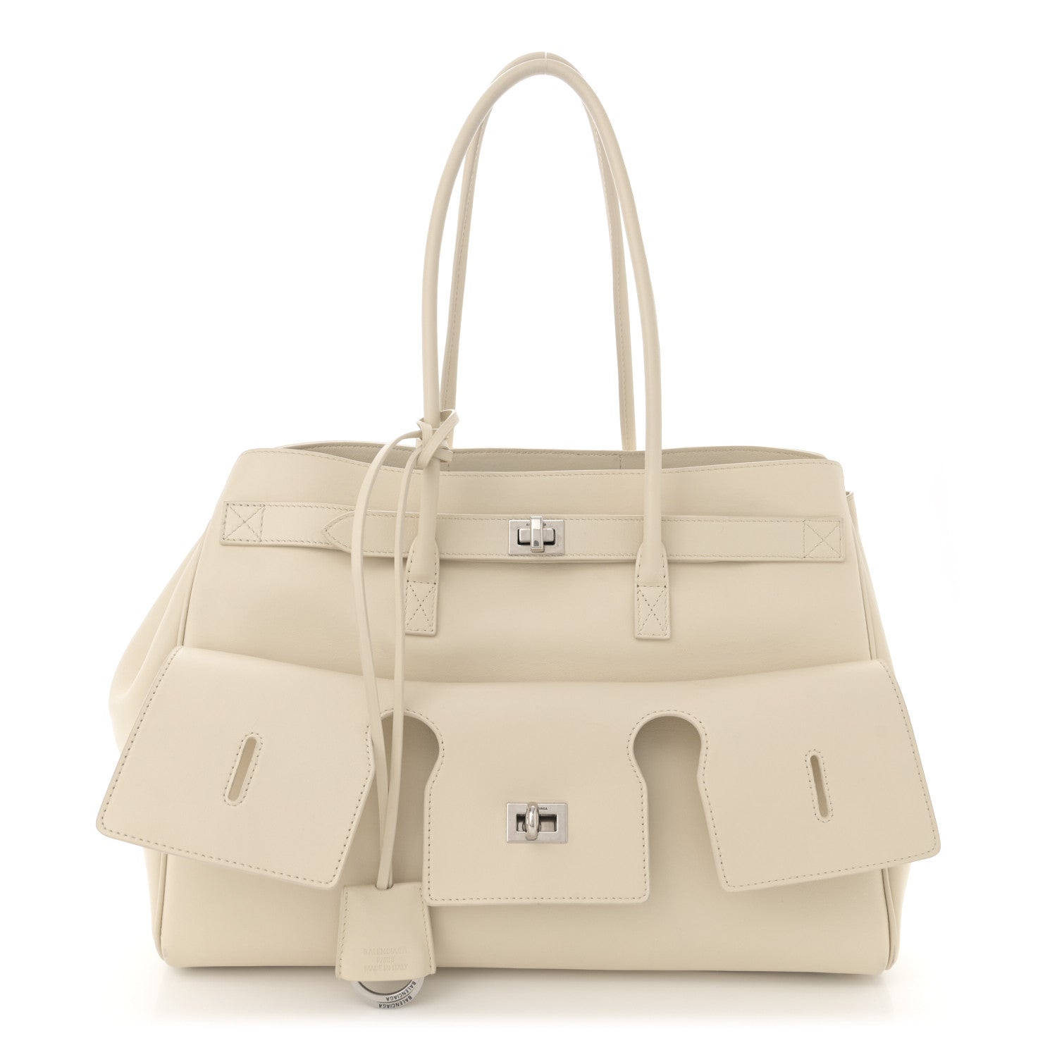 Balenciaga Smooth Calfskin Medium Bel Air Carry All Bag Soya Soya 1 of 13