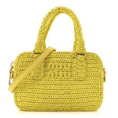 Miu Miu Crochet Calfskin S Narrow Arcadie Cedro 1 of 10