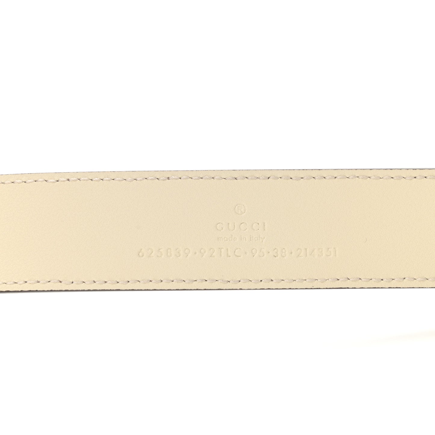 GG Supreme Monogram Matte Plutone Calfskin Double G 30mm Belt 90 36 Beige Ebony Mystic White