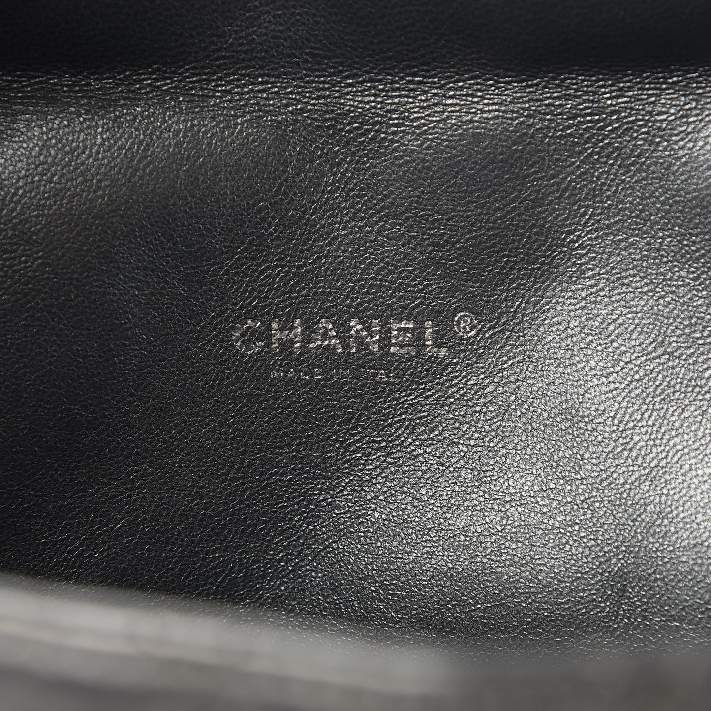 Metallic Aged Calfskin Quilted Briefcase Laptop Bag Grey
