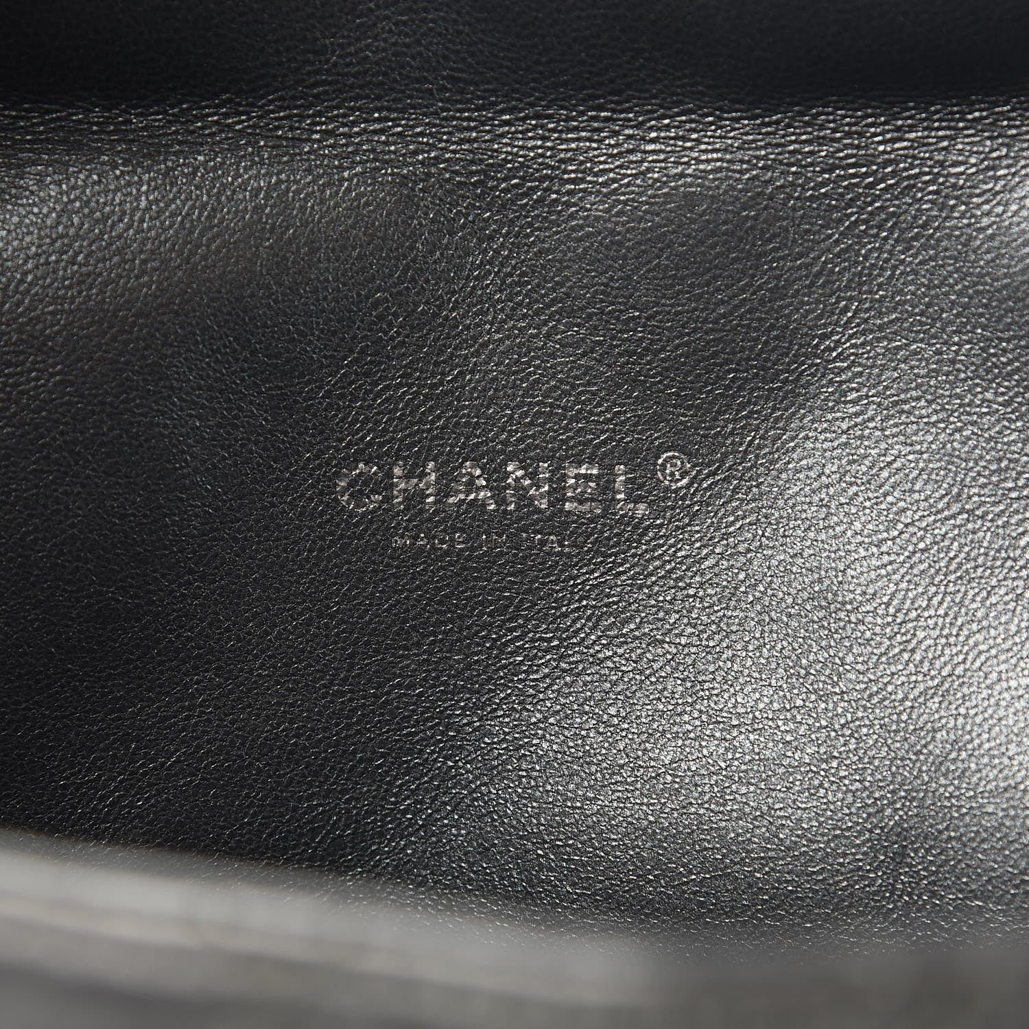 Chanel Metallic Aged Calfskin Quilted Briefcase Laptop Bag Grey 6 of 11