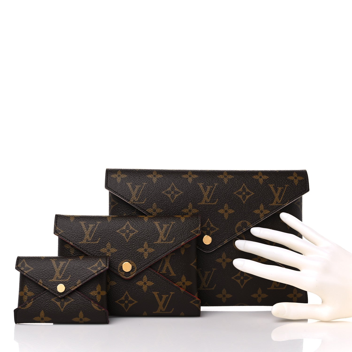Louis Vuitton Monogram Kirigami Pochette Set 3 of 13
