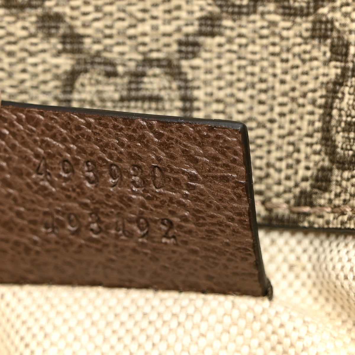 GG Supreme Monogram Neo Vintage Web Belt Bag Brown