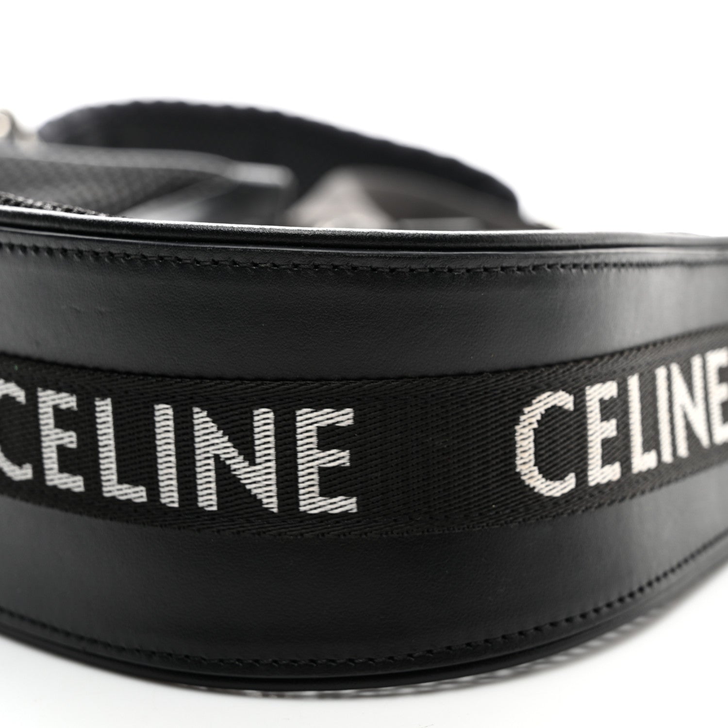 Celine Mesh Ava Trekking Shoulder Bag Black 10 of 10