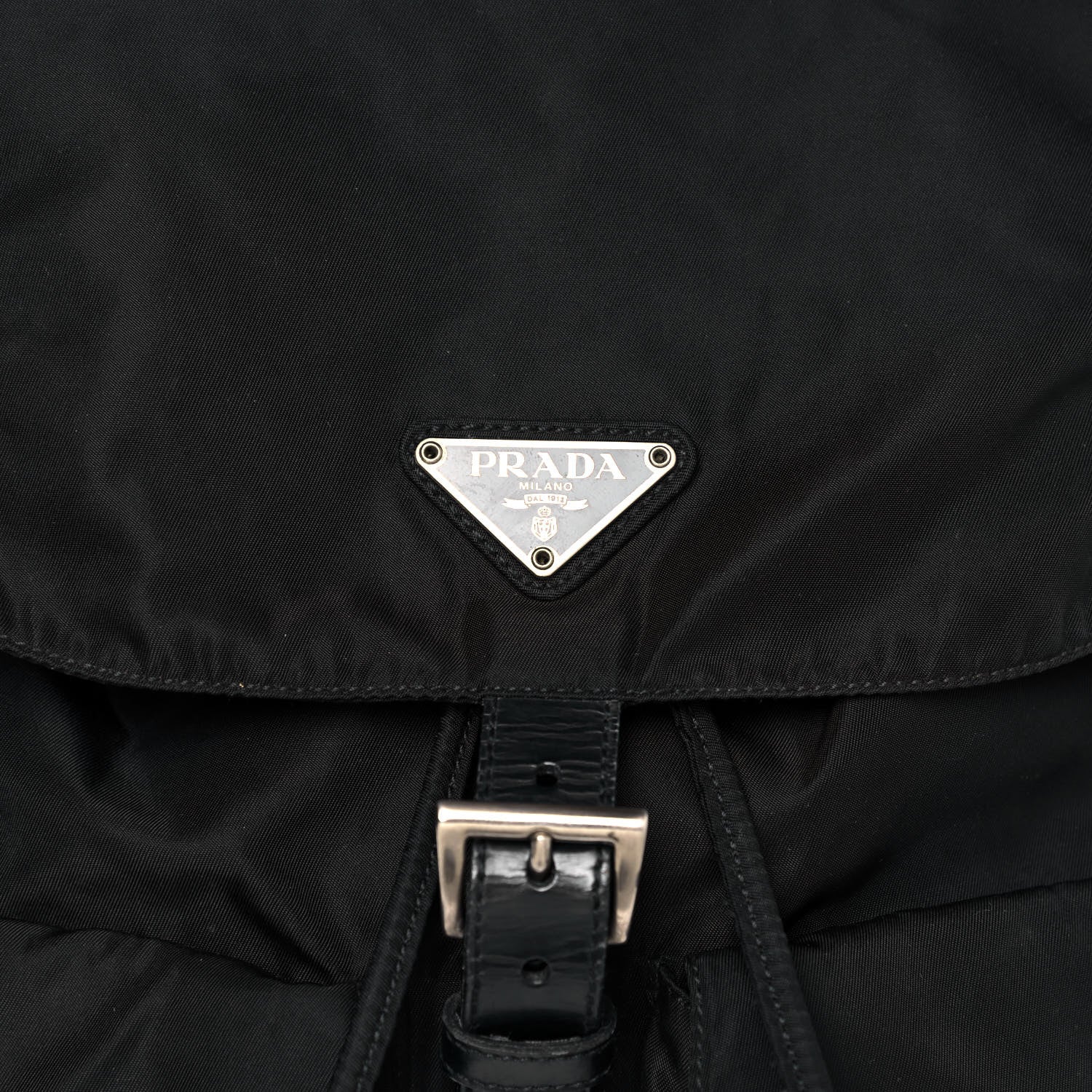 Prada Nylon Vela Medium Backpack Black 6 of 9