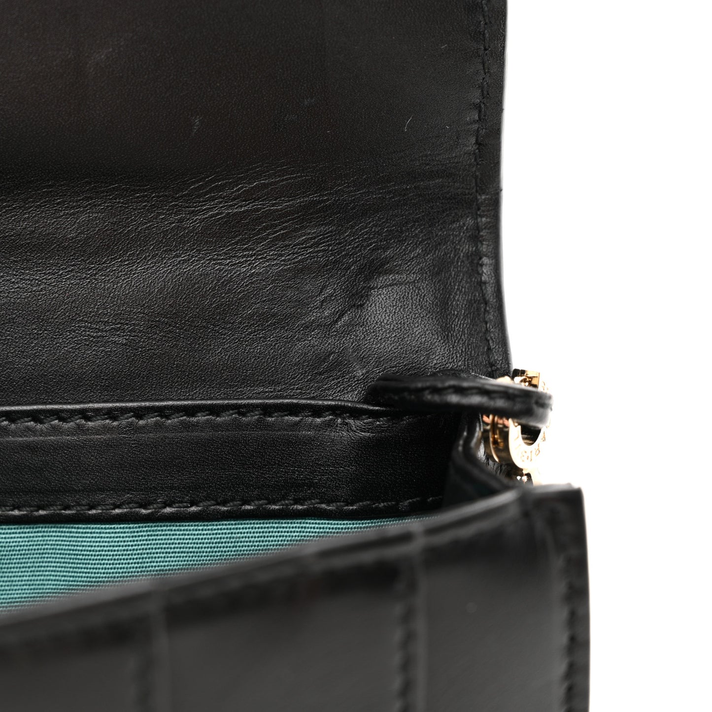 Calfskin Serpenti Forever Shoulder Bag Black