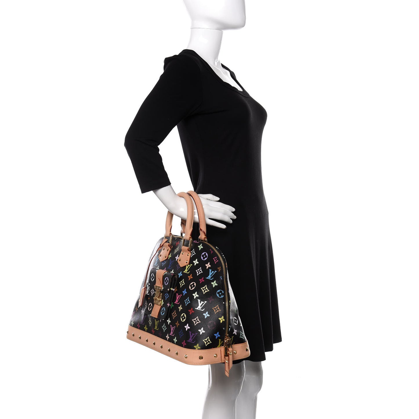 Monogram Multicolor Alma GM Black