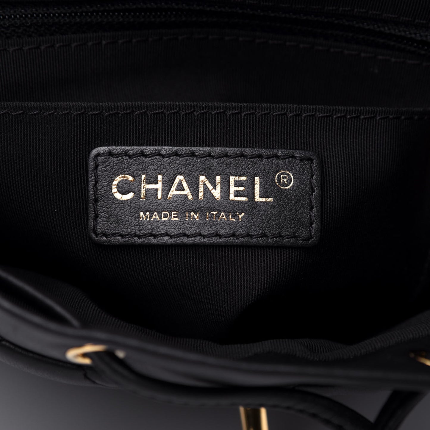Calfskin Quilted Small Urban Spirit Backpack Black