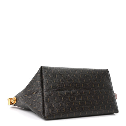 Saint Laurent Canvas Smooth Calfskin Le Monogramme Crossbody Bag Chestnut 4 of 10