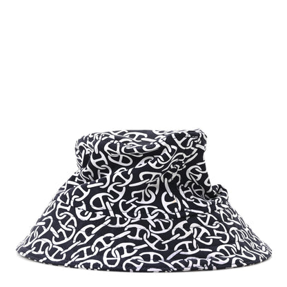 Hermes Jersey Naoussa Harper Bucket Hat 56 Bleu Noir 4 of 7