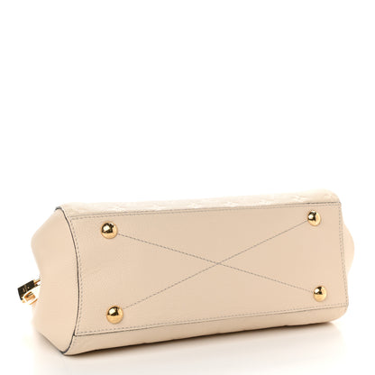 Louis Vuitton Empreinte Braided Montaigne MM Creme Beige Caramel 4 of 9