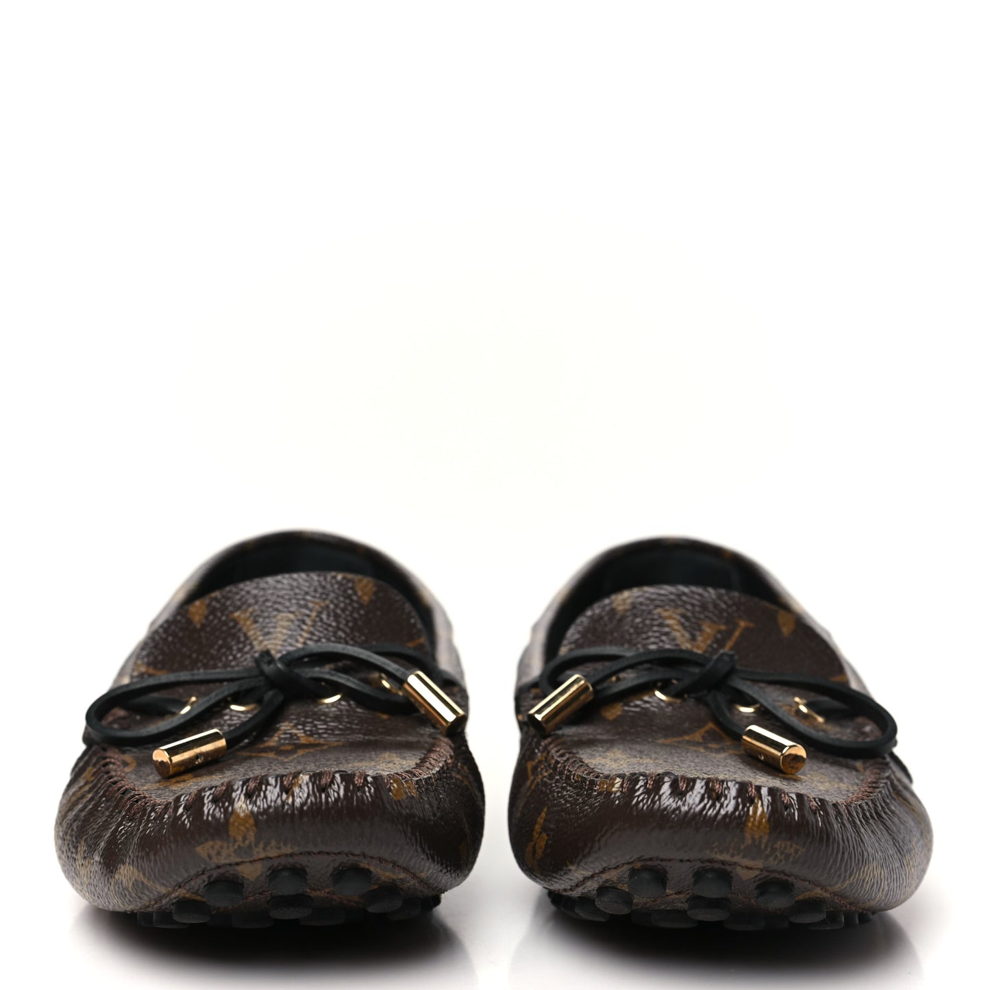 Patent Monogram Gloria Loafers 38