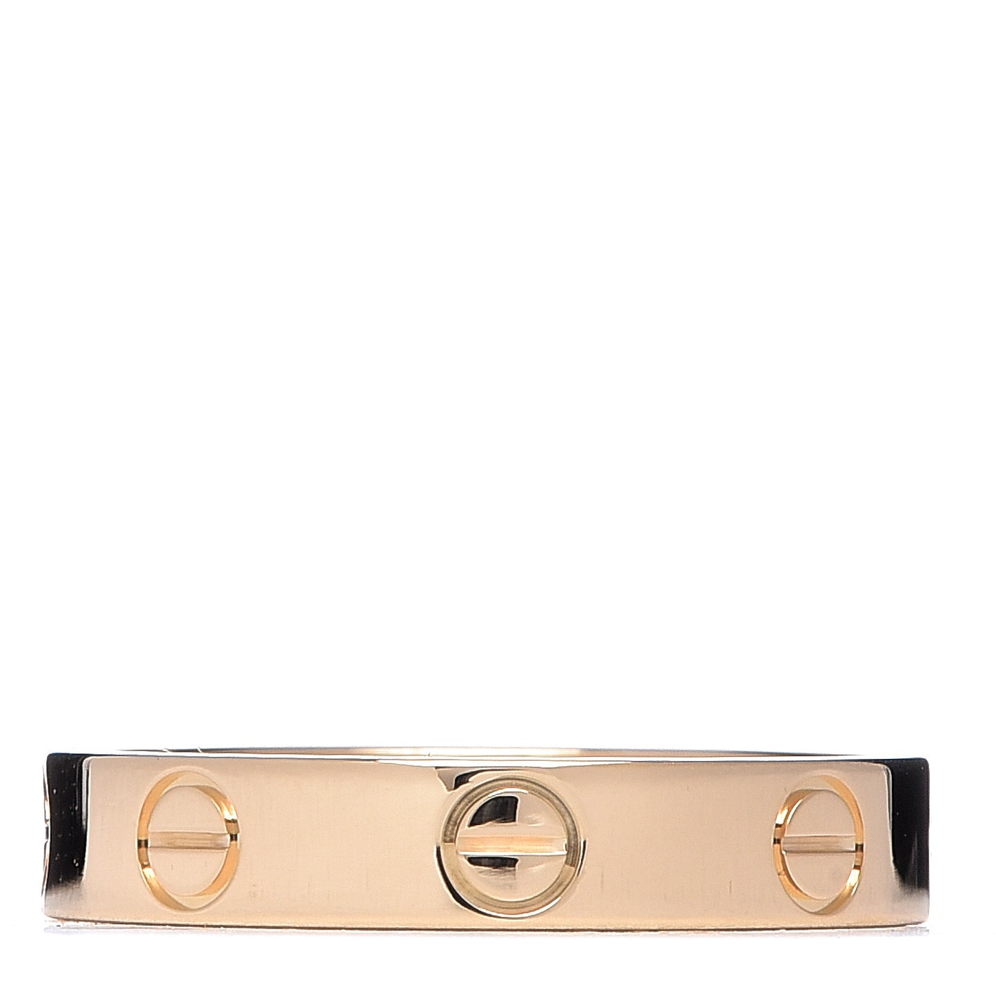 18K Yellow Gold 3.5mm LOVE Wedding Band Ring 52 6