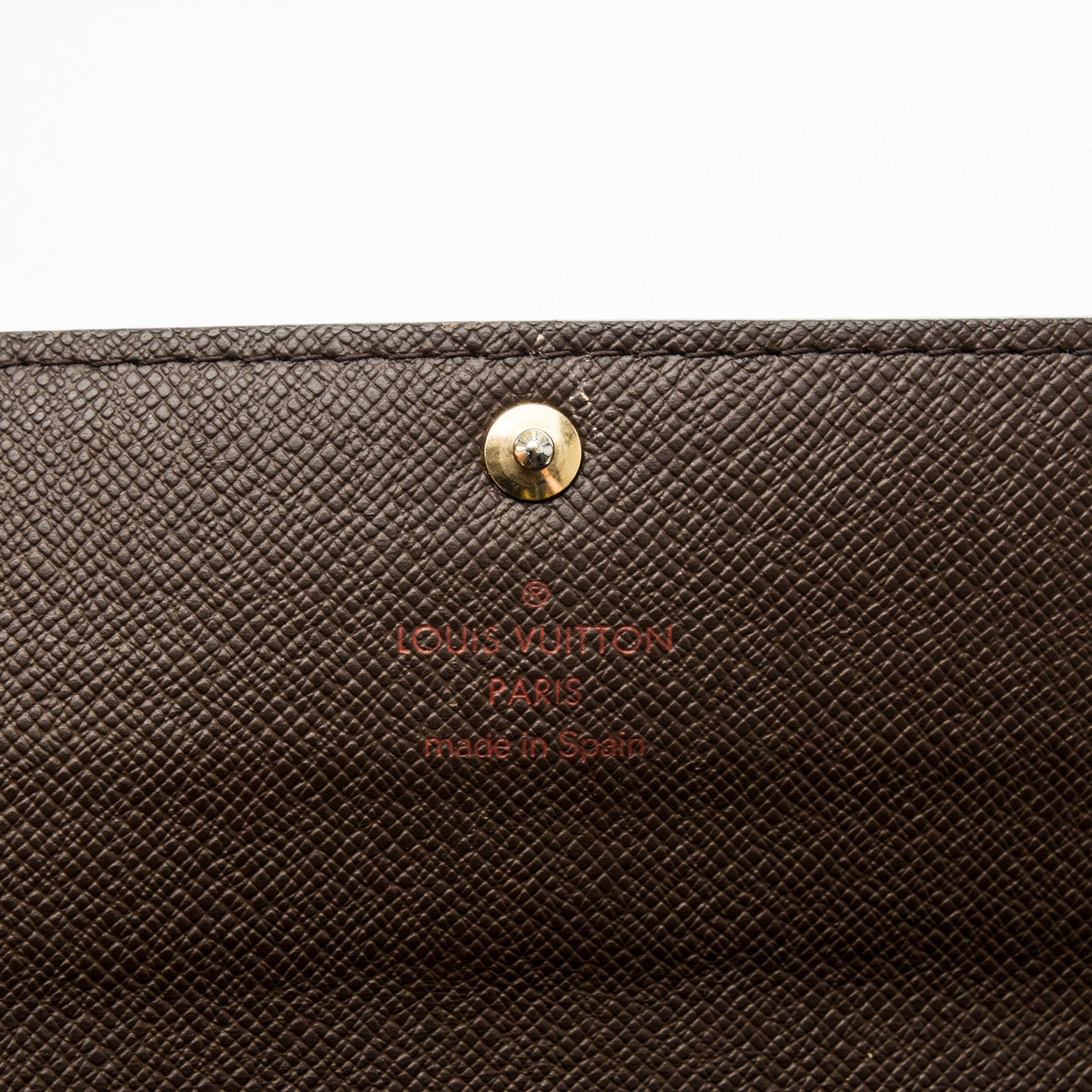 Louis Vuitton Damier Ebene Sarah Wallet 6 of 9