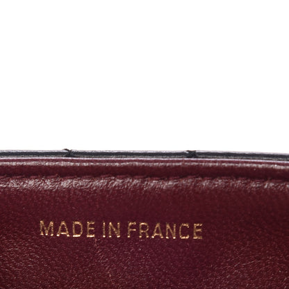 Chanel Calfskin Quilted Mini Pouch Bag Charm Keychain Black 7 of 12