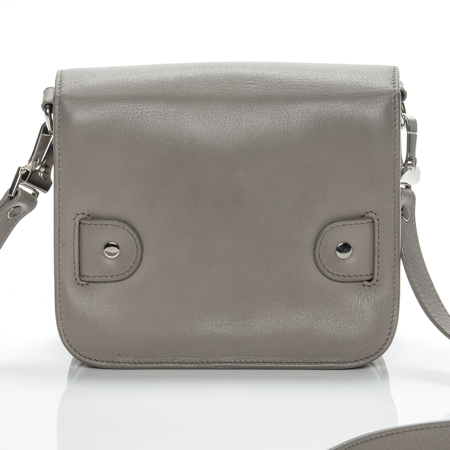 Calfskin Tiny PS11 Shoulder Bag Mushroom